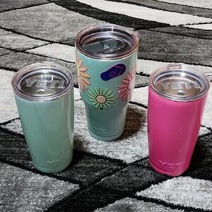 YETI INSULATED STAINLESS STEEL TUMBLERS BUNDLE PRICE FIRM